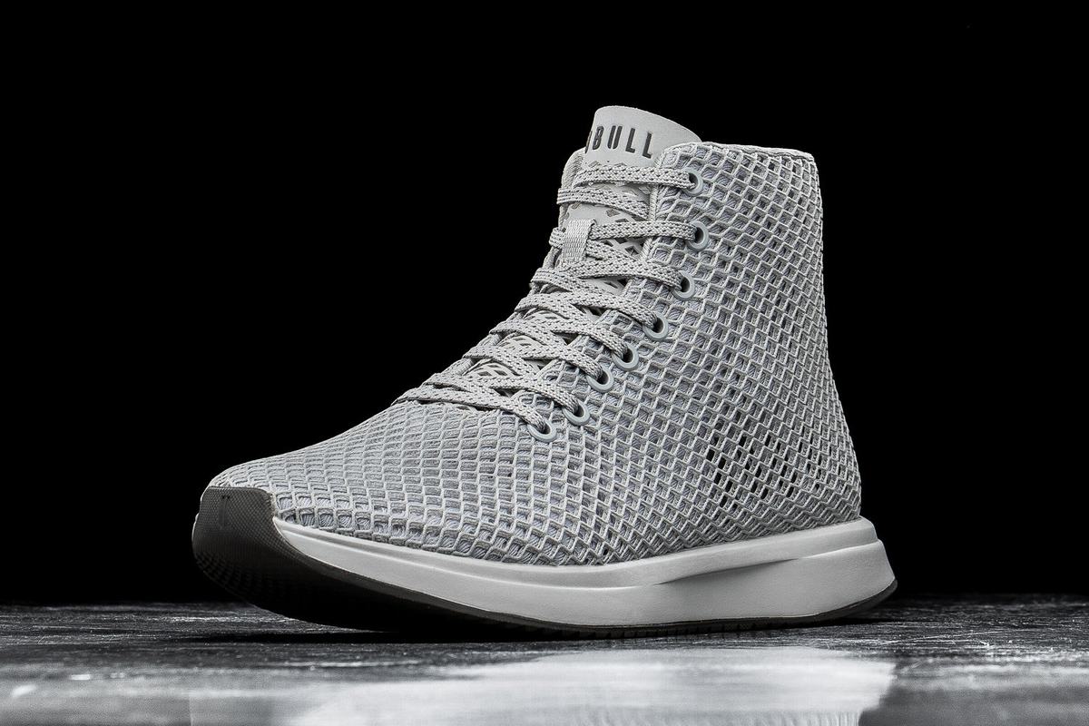 Nobull High-Top Arctic Mesh Runner Women's Running Shoes Grey | Australia (HN6580)